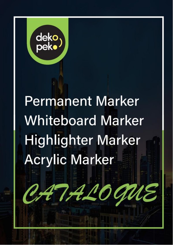 penanda kekal + Penanda papan putih