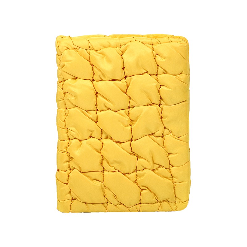 A5 Fabrik Lembut Fluffy Quilted Notebook
