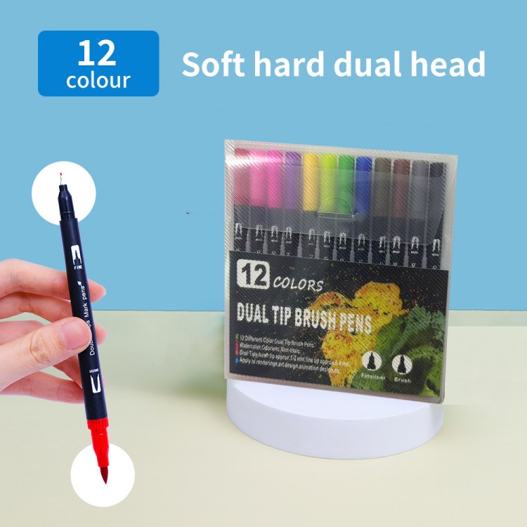 Set Penanda Dua Petua Lembut Pelbagai Warna Boleh Basuh