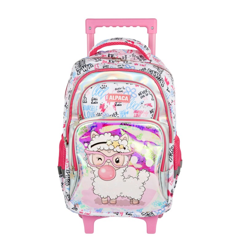 Ransel rolling alpaca berwarna pelbagai fungsi